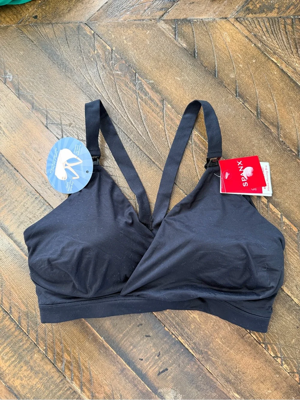 NWT SPANX black Spanx Bra-llelujah Mama Nursing Bra